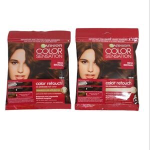 Garnier Rich Brown Color Sensation Hair Color Root Touch up Lot of 2 NWT